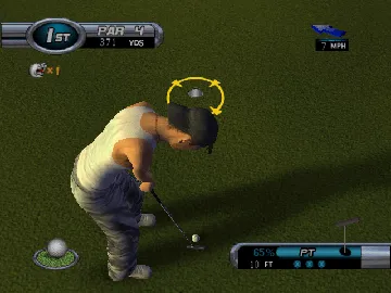 Outlaw Golf screen shot game playing